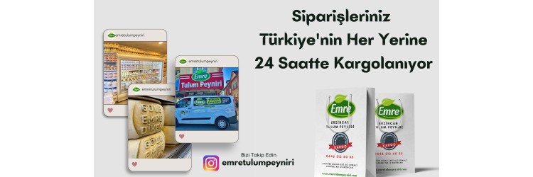 Tüm Siparişleriniz 24 Saatte Kargolanıyor!