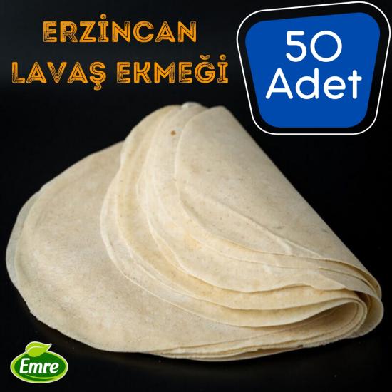 Erzincan Lavaş Ekmeği (50’li Paket)