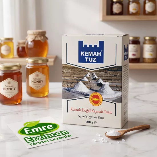 Erzincan Kemah Tuzu Öğütülmüş 500 Gr | İyotsuz Doğal Kaynak Tuzu
